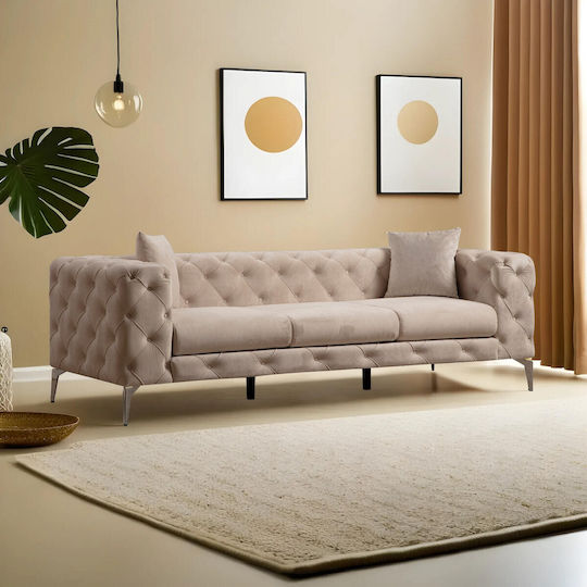 Como Dreisitzer Sofa Ecru 237x90x70cm