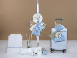 O nounos Baptism Set with Hot Air Balloon Subject