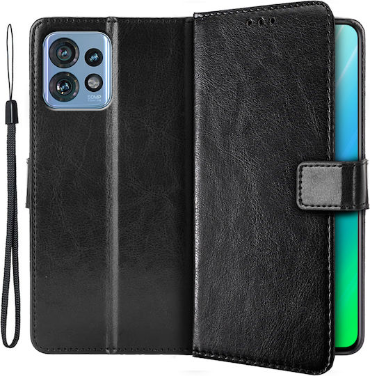 Wallet Piele artificială Negru (Motorola Edge 40 Pro)