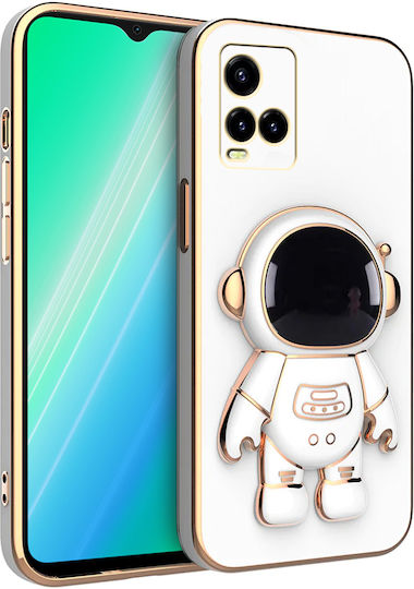 Back Cover Silicon Alb (Vivo Y33s)