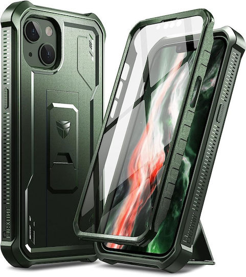Dexnor С пълно покритие (360°) Зелен (iPhone 13)