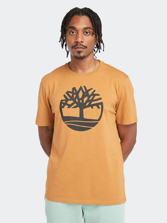 Timberland River Tree Herren T-Shirt Kurzarm Medium Brown