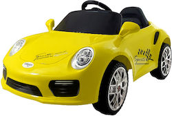 Παιδικό Ηλεκτροκίνητο Αυτοκίνητο Μονοθέσιο με Τηλεκοντρόλ Porsche 12 Volt Κίτρινο