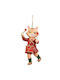 With drum 9cm Mo Hanging Cat Ornament