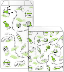 Pungă de ambalaj alimentar Din hârtie 10kg 28x12cm Pungă de ambalaj alimentar Din hârtie 10kg 28x12cm