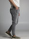 Men's Jeans Pants Elastic Grey