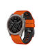 Garmin Strap Silicone Orange (Garmin Tactix 7 Pro, Fenix 7X, 6X Pro, 5X Plus)