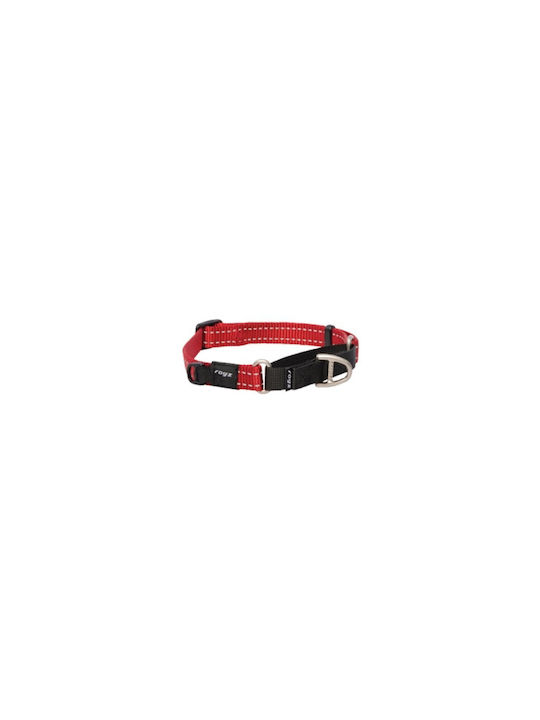 Rogz Utility Dog Collar in Red color Medium