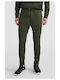 Herren-Sweatpants Glänzende Jogginghose mit Gummizug Blau