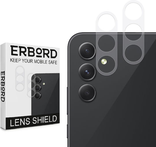 Erbord Protecție Cameră Tempered Glass Transparent pentru Samsung Galaxy A54 5G