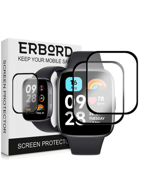 Erbord Vollflächig gehärtetes Glas für das Redmi Watch 3 1Stück