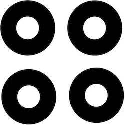 Kameraobjektiv Schwarz für (Realme 8 Pro RMX3081)