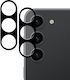 Erbord Camera Lens Glass Black for Samsung Galaxy S23