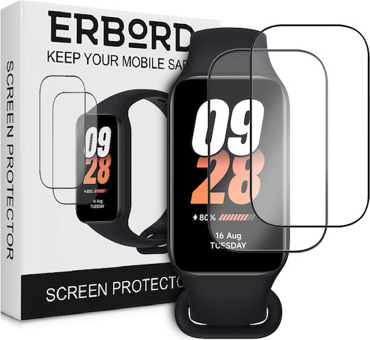 Erbord Full Face Tempered Glass for the Smart Band 8 1pcs