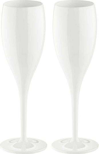 Koziol Glas Cocktail/Trinken aus Glas in Weiß Farbe