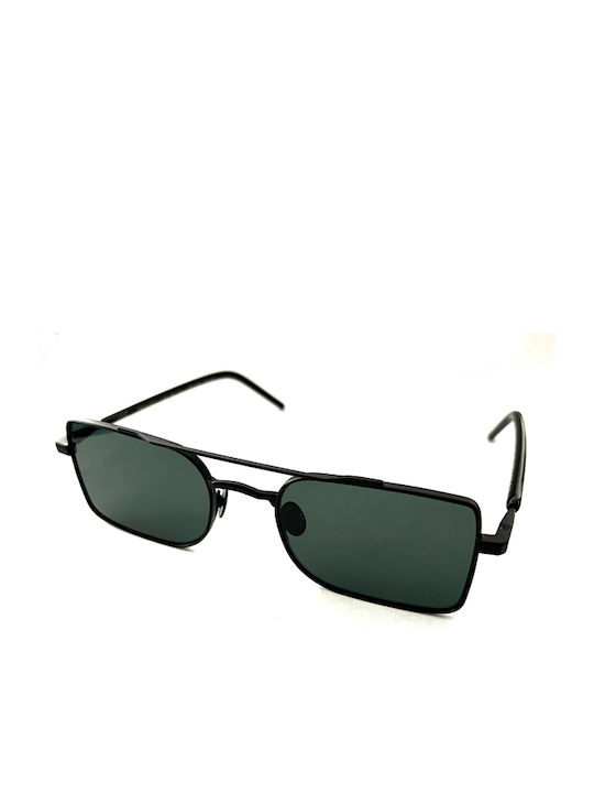 Gast Mile Sunglasses with 01 Metal Frame and Green Lens