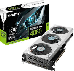 Gigabyte GeForce RTX 4060 8GB GDDR6 Eagle OC Ice Κάρτα Γραφικών