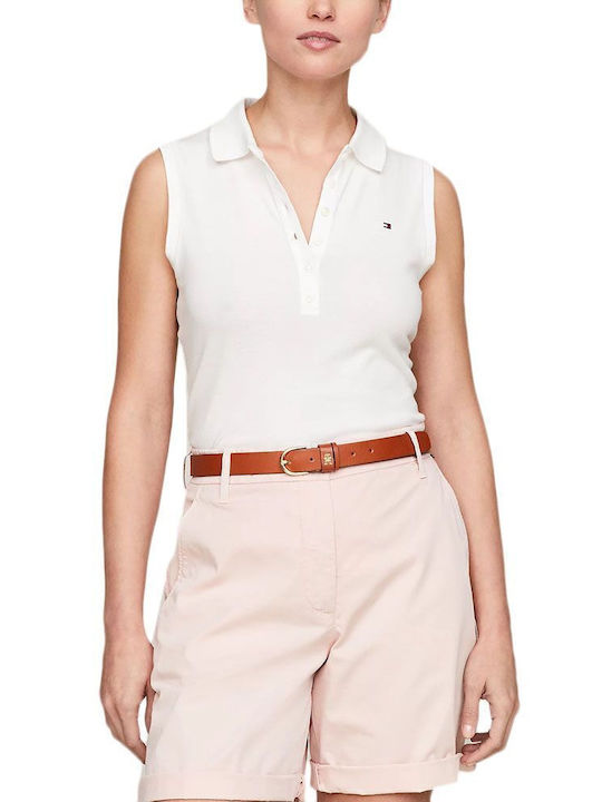 Tommy Hilfiger Tommy Γυναικεία Polo Μπλούζα Αμά...