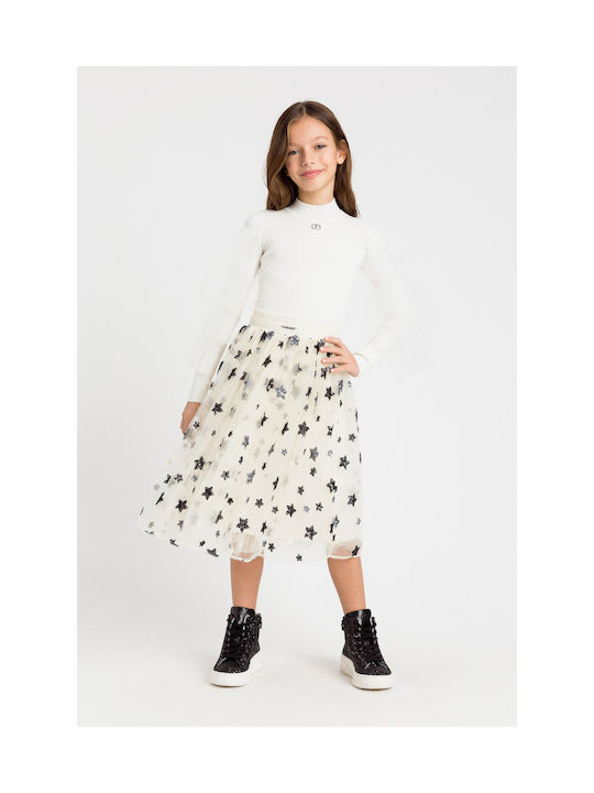 Twinset Kids Tulle Tutu Skirt White