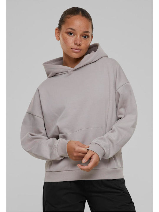 Urban Classics Long Women's Sweatshirt Hooded Gray