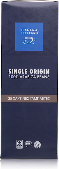Ipanema Espresso Capsules Espresso Compatible with Machine E.S.E. Pod 25caps,tobolek