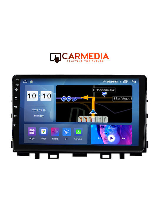 Carmedia Auto-Audiosystem für Kia Rio / Stonic 2018 (Bluetooth/USB/WiFi/GPS/Apple-Carplay/Android-Auto) mit Touchscreen 9.5"