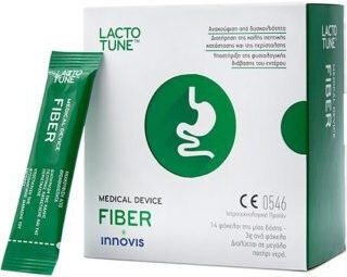 Lactotune Fiber Συμπλήρωμα με Προβιοτικά & Πρεβιοτικά 14 φακελίσκοι Πορτοκάλι