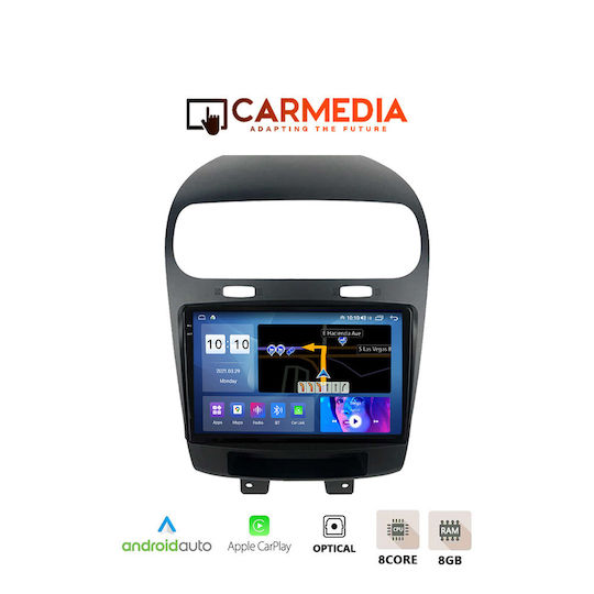 Carmedia Sistem Audio Auto pentru Fiat Freemont 2008+ (Bluetooth/USB/WiFi/GPS/Apple-Carplay/Android-Auto) cu Ecran Tactil 9.5"