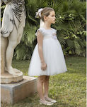 Baby Bloom Ecru Tulle Baptism Dress