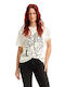 Desigual Femeie Tricou Alb