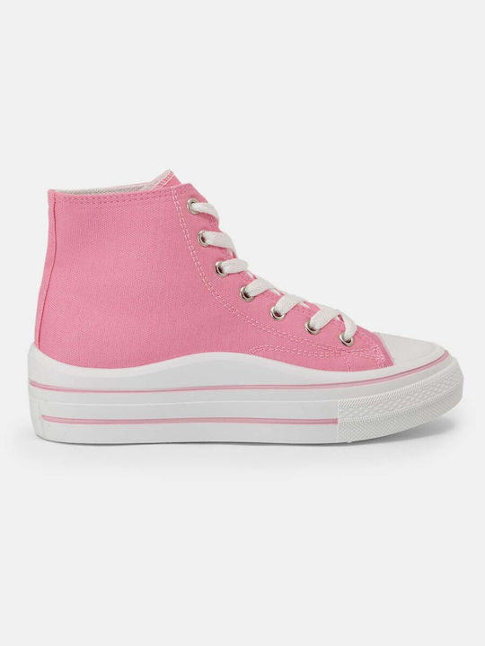 Bozikis Flatforms Boots Pink