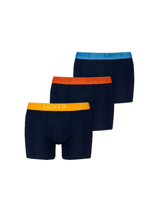 Levi's Boxeri pentru bărbați Yellow-orange-blue 3Pachet