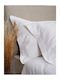 Sunshine Elite Hotel Sheet White Semi-Double 190x270cm Cotton Sateen 1pcs