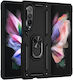 Erbord Umschlag Rückseite Metallisch Schwarz (Samsung Galaxy Z Fold3 5G)