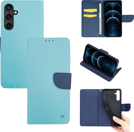 Sonique Trend Back Cover Synthetic Leather Light Blue (Galaxy S23 FE)