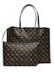 Guess Vikky Set Women's Bag Shoulder Brown