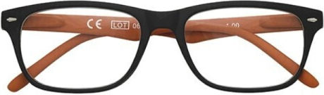 Zippo Reading Glasses +1.00 Black/Brown 31Z-B3-BRO100