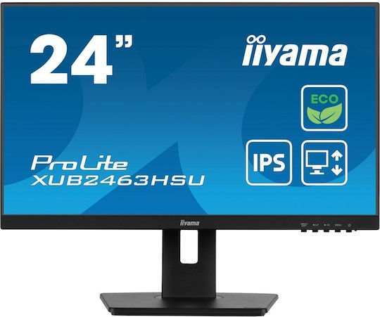 Iiyama XUB2463HSU-B1 IPS Monitor 23.8" FHD 1920x1080 mit Reaktionszeit 3ms GTG