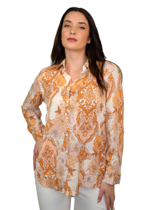 Morena Spain Women's Long Sleeve Shirt Beige