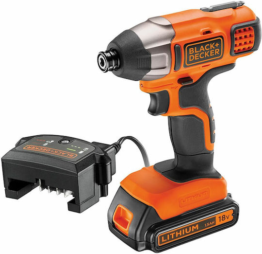 Black & Decker Black & Decker Impact Screwdriver Battery 18V 1x2Ah