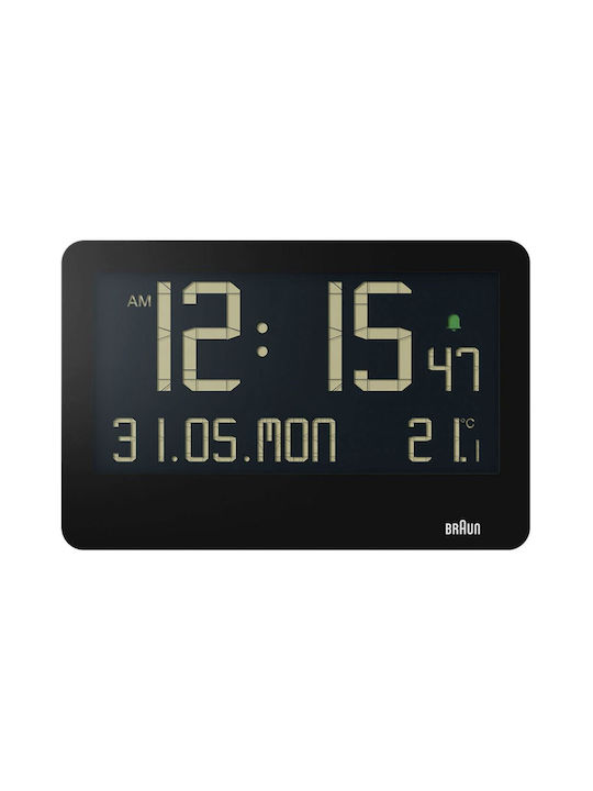 Braun Tabletop Digital Clock Brown 67702