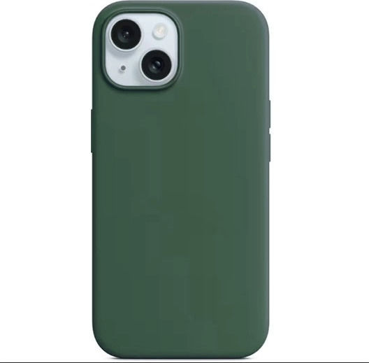 Cti Back Cover Σιλικόνης Πράσινο (iPhone 15)