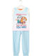 Peppa Pig Pijama pentru copii De iarnă Fleece Albastră