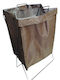 AGC Laundry Basket Fabric 37x23x65cm Multicolour
