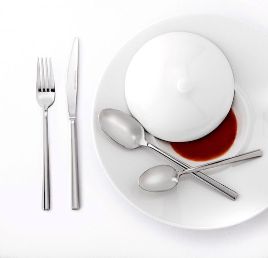 SP Tableware Cutlery Set Stainless Silver 24pcs