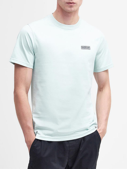Barbour T-shirt Bărbătesc cu Mânecă Scurtă Aqua