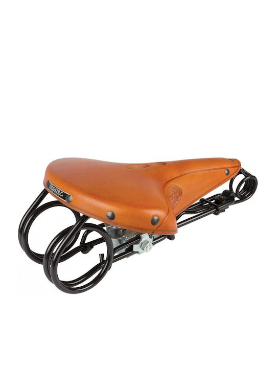 Lepper Brown Bicycle Saddle Retro
