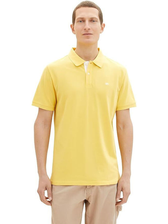 Tom Tailor Polo Μπλούζα Κοντομάνικη Κίτρινη