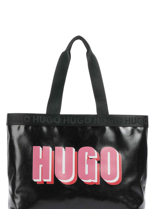 Hugo Boss Γυναικεία Τσάντα Tote Χειρός Μαύρη