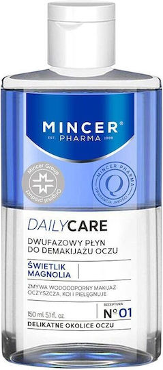 Mincer Pharma Daily Care Liquid Waterproof Makeup Remover Eyes 150ml